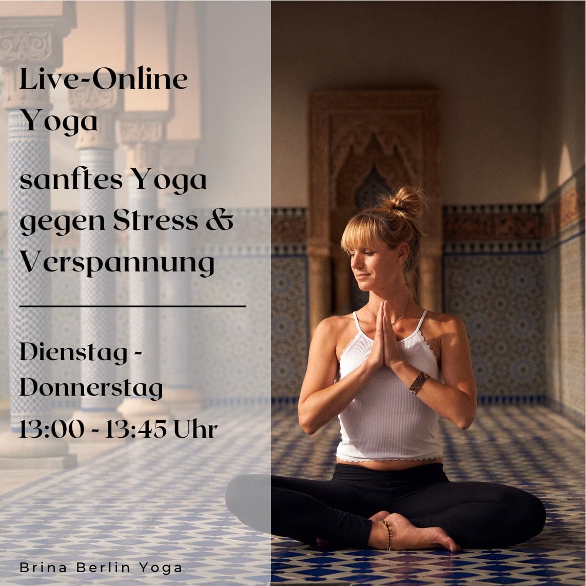 Live Online Yoga - Yoga gegen Stress & Verspanung